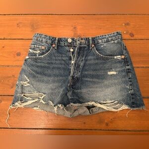Zara denim shorts